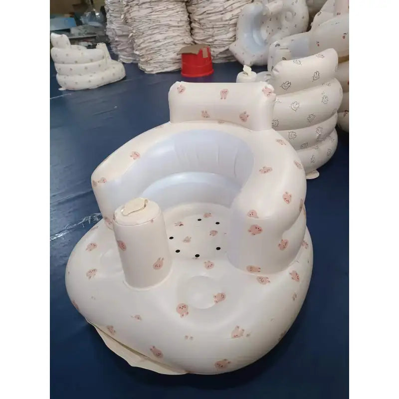 Comfortable Inflatable Baby Chair for Dining & Bath – Safe, Portable, and Convenient