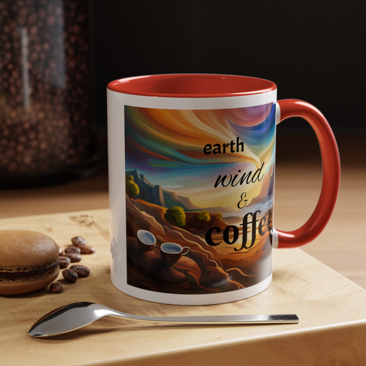 "Earth, Wind, and Fire" Accent Coffee Mug (11, 15oz) - OLM Store