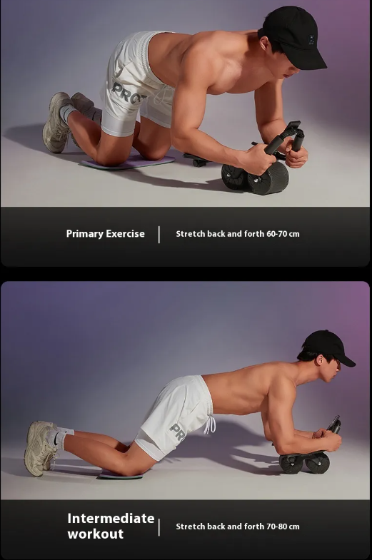 Transform Your Core Strength with the Automatic Rebound Abdominal Wheel