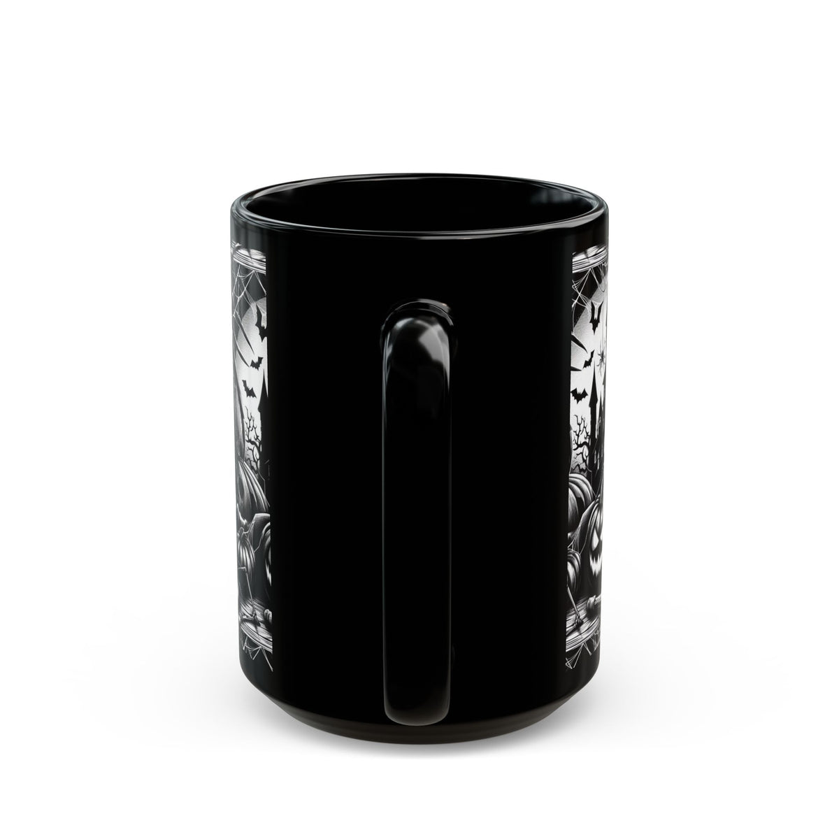 Enchanting Custom Black Ceramic Mug – Perfect for Your Daily Sips!