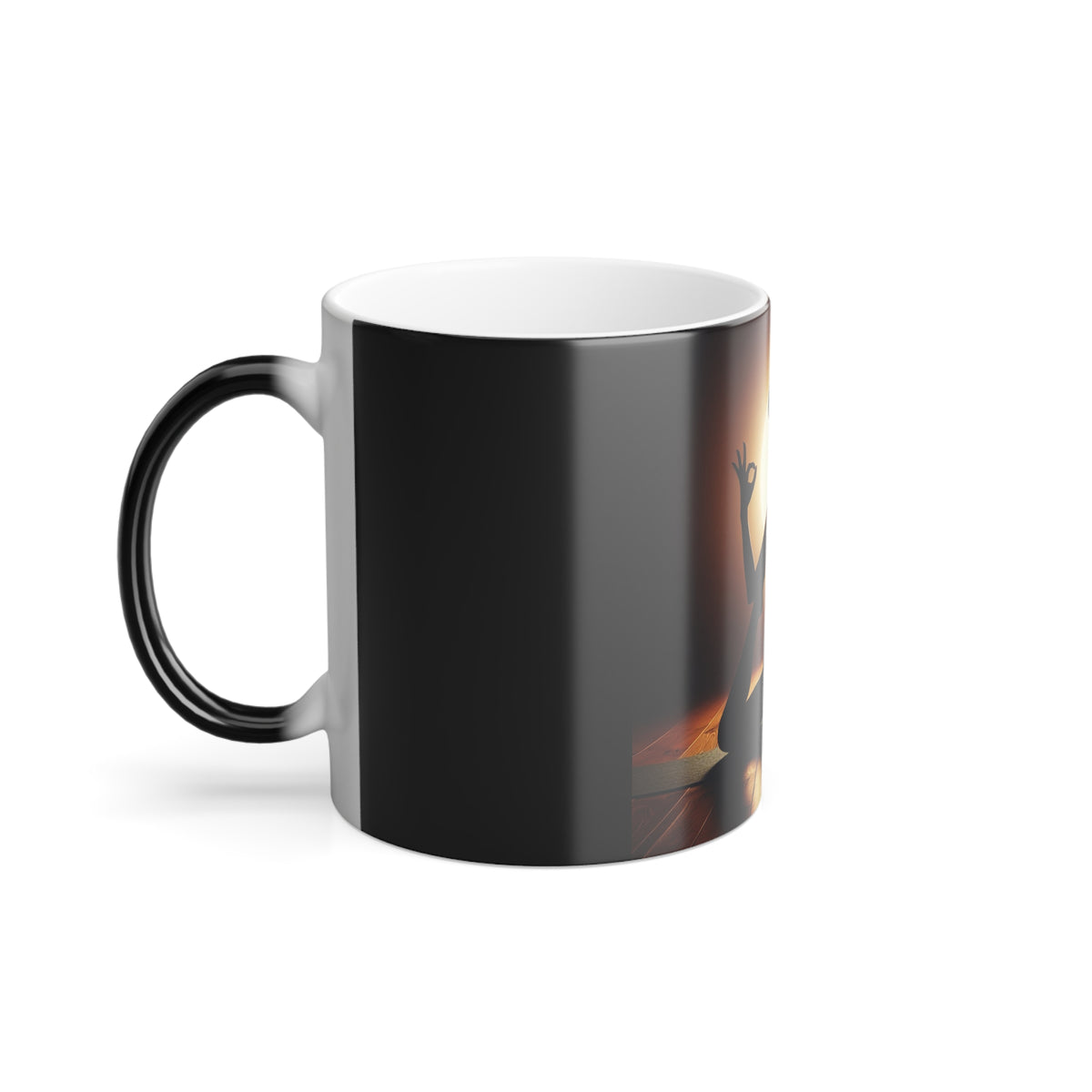 Transform Your Mornings with Our Color Changing Yoga Pose Mug - 11oz