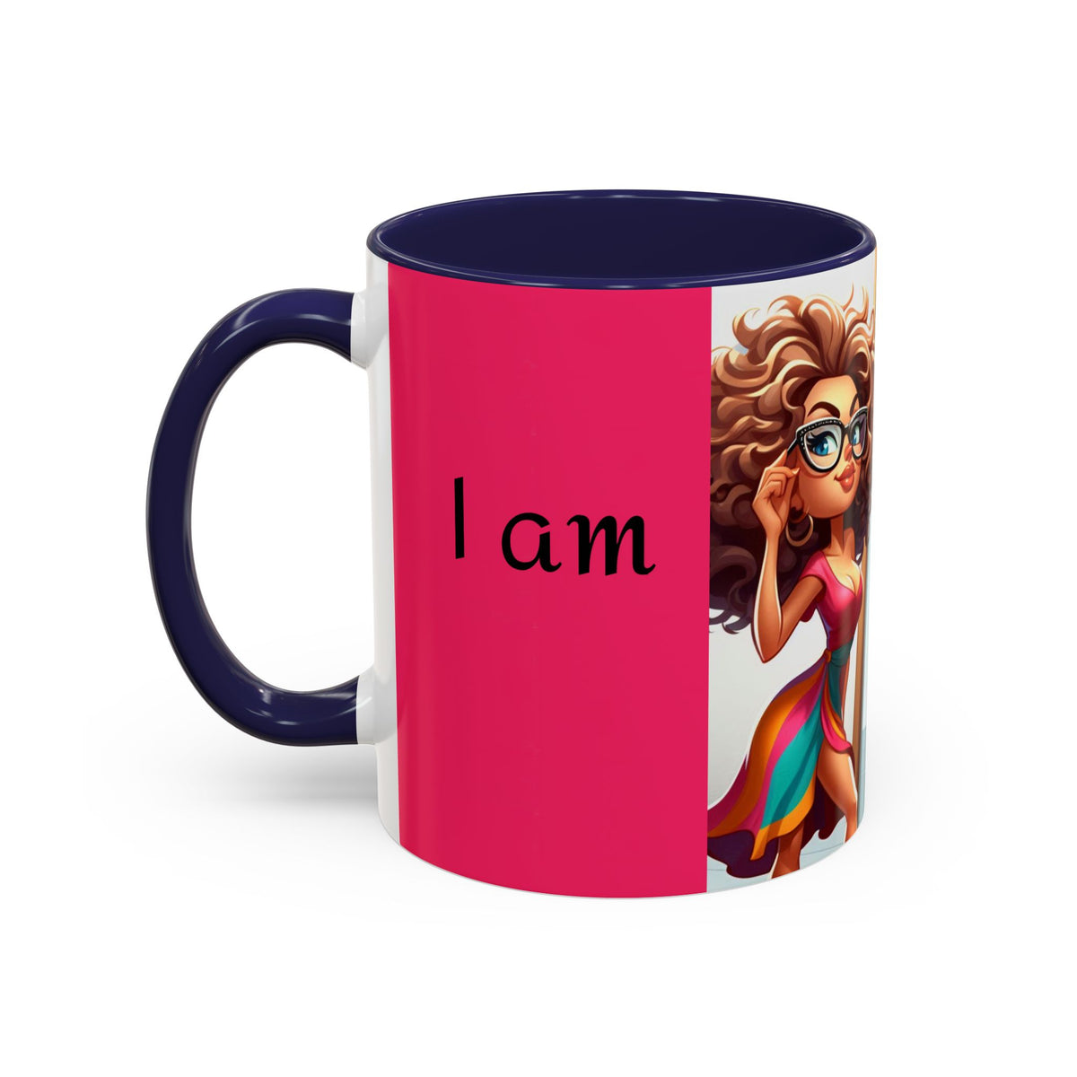 "I Am Beautiful" Accent Coffee Mug (11, 15oz) - OLM Store