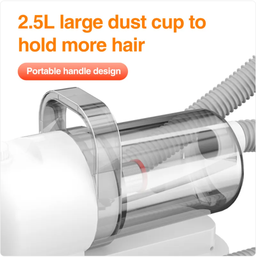 Pet Grooming Vacuum – White