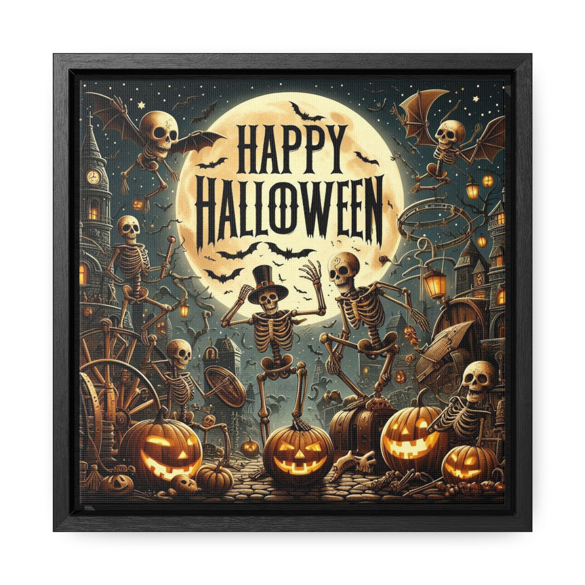 Elevate Your Décor with Square Framed Gallery Canvas Wraps