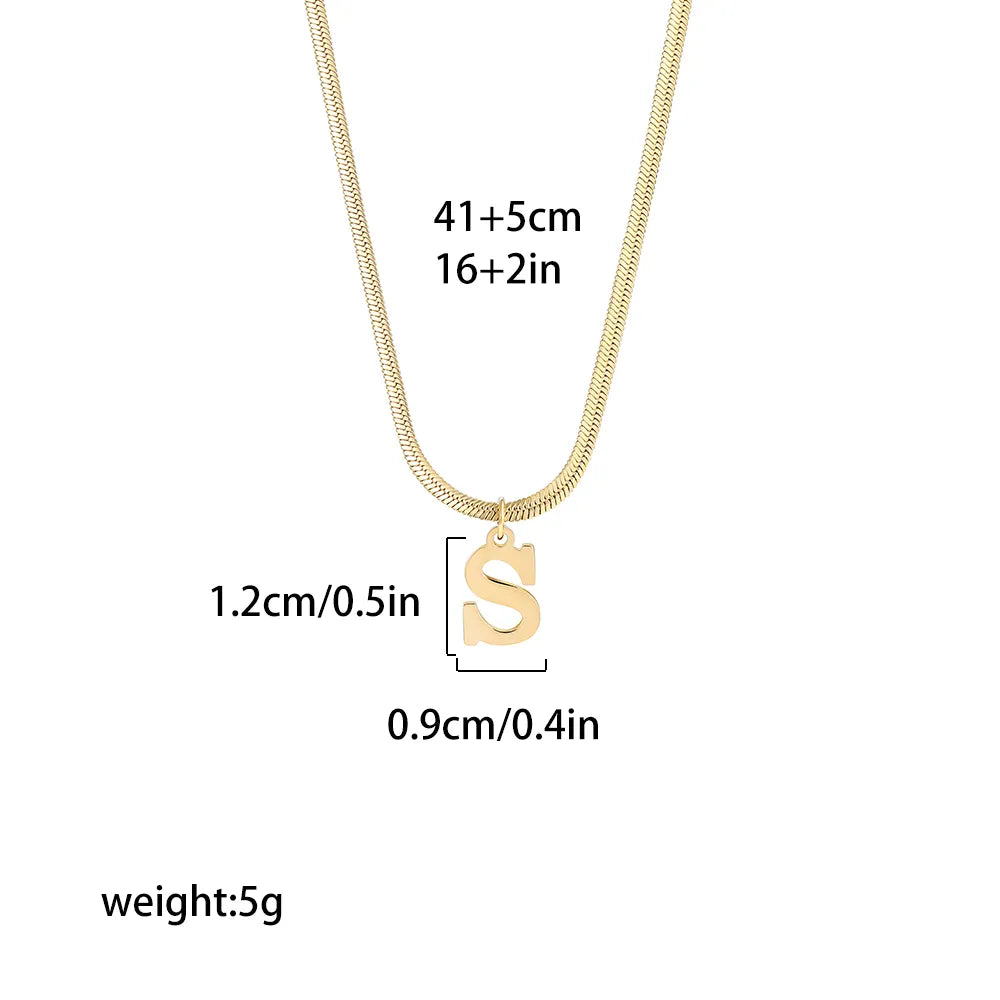 Elevate Your Style with Our Gold Plated Alphabet Pendant
