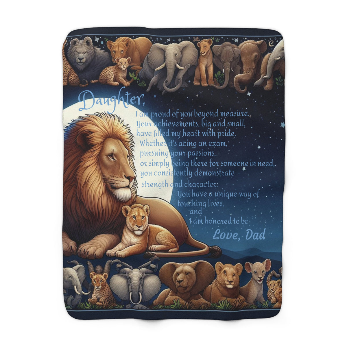 "Beyond Measure" Sherpa Fleece Blanket - OLM Store