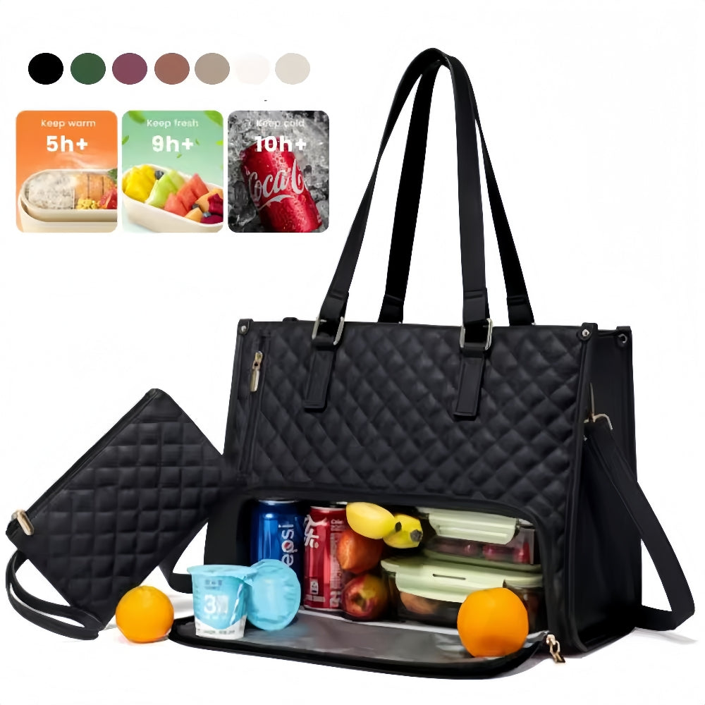 Stylish Women's Insulated Lunch Bag - Perfect for Work, School, and Daily Commutes
