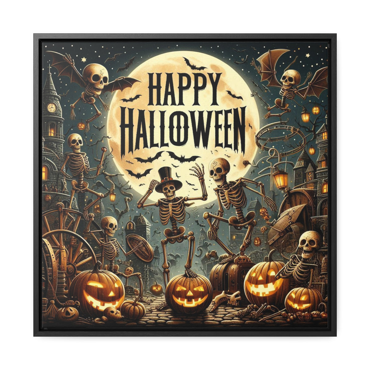 Elevate Your Décor with Square Framed Gallery Canvas Wraps