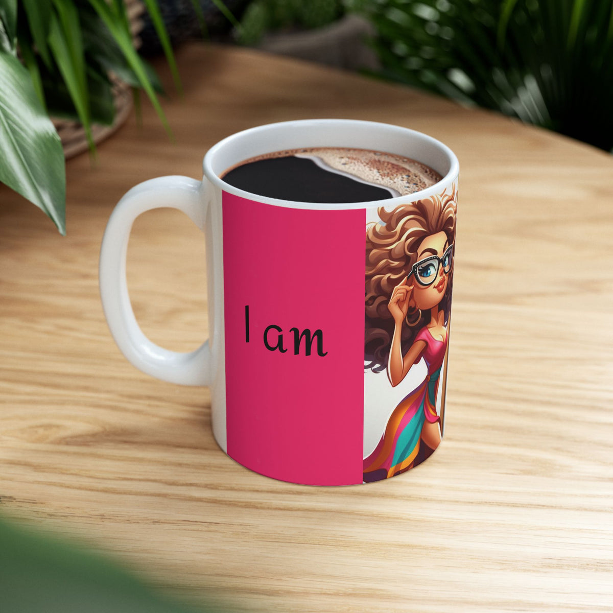“I Am Beautiful” Ceramic Mug, (11oz, 15oz) - OLM Store