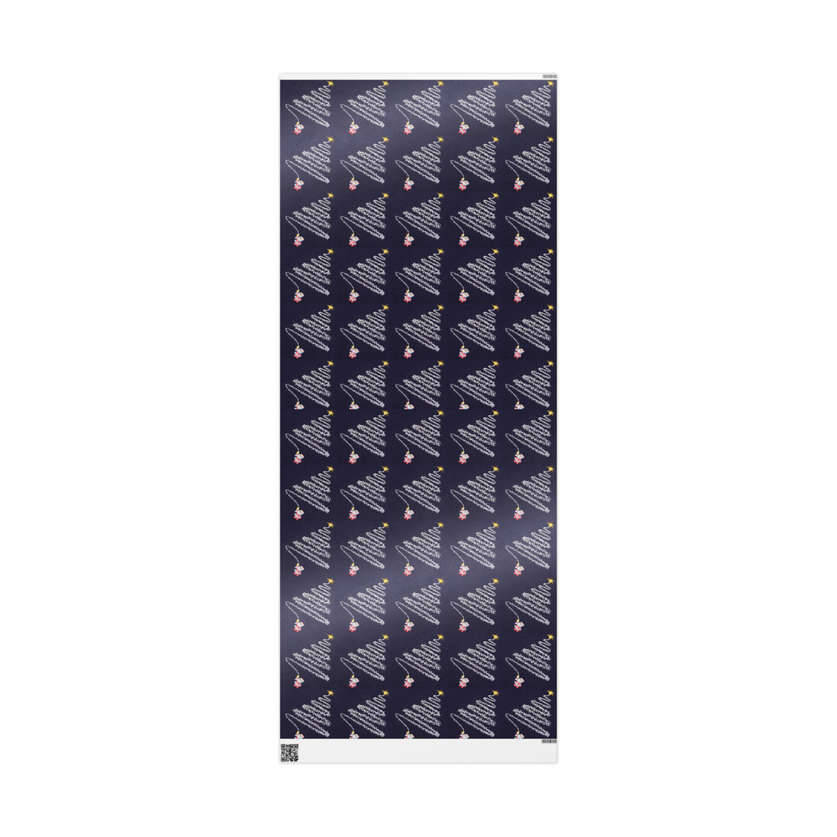 Celebratory Firework Christmas Tree Wrapping Paper for Enchanting Gifts