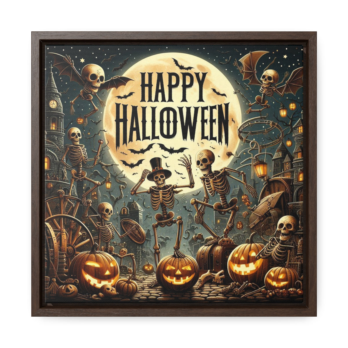 Elevate Your Décor with Square Framed Gallery Canvas Wraps