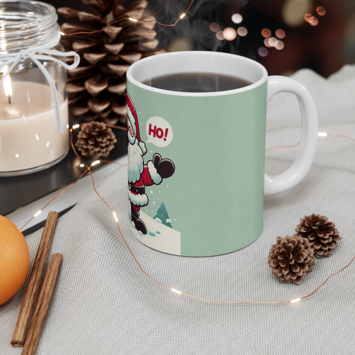 Holiday Santa Coffee Mug - Sip in Festive Cheer