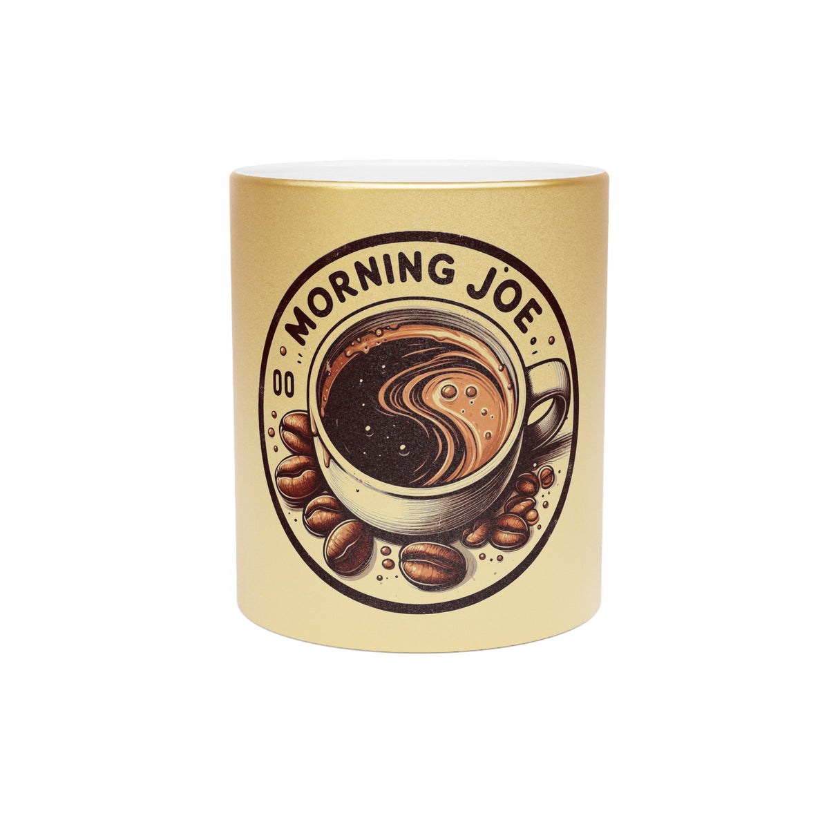 Morning Joe Metallic Mug: Start Your Day with Elegance and Style