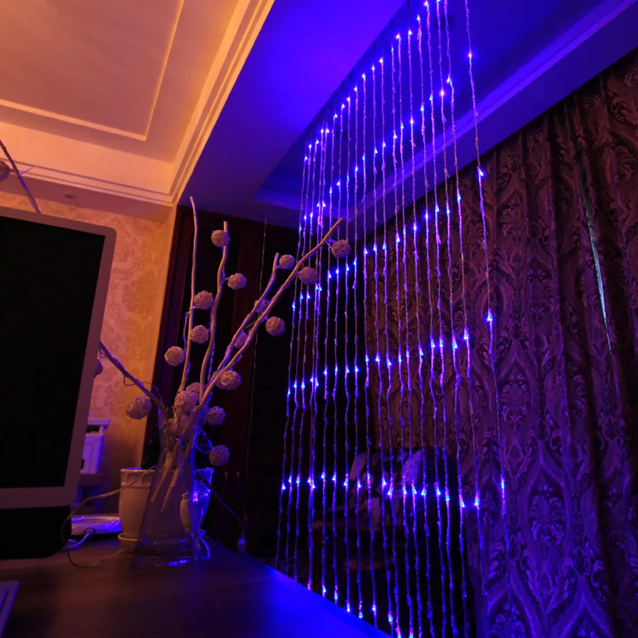 Transform Your Space with LED Meteor Shower Lights - Enchanting Decor for Every Occasion!