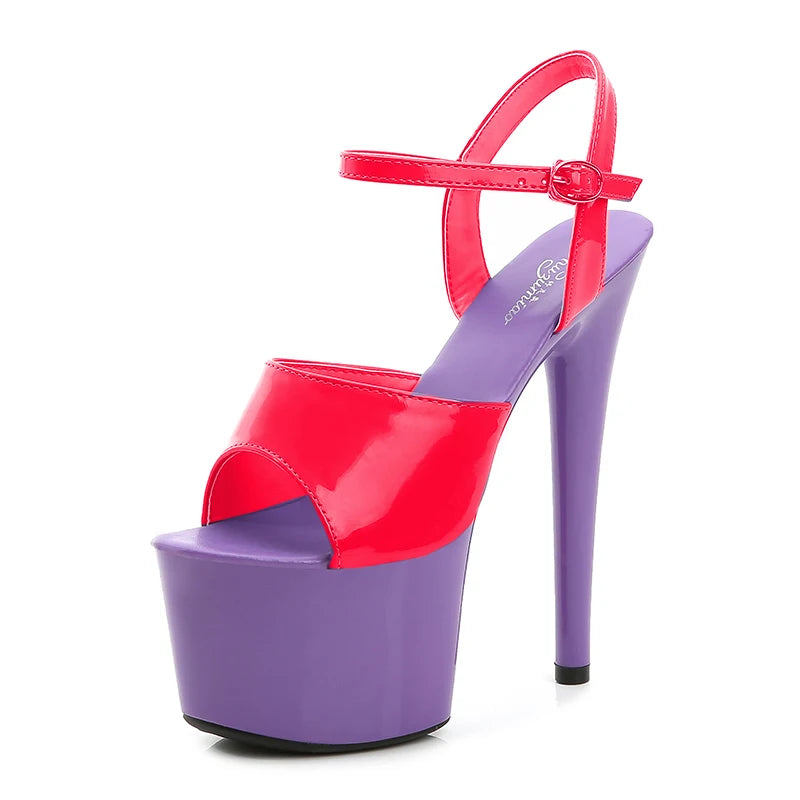 Elevate Your Style with Modern Platform High Heels – 6.7" Stiletto Sandals for Parties, Pole Dance & Summer Events (US 4–10.5)