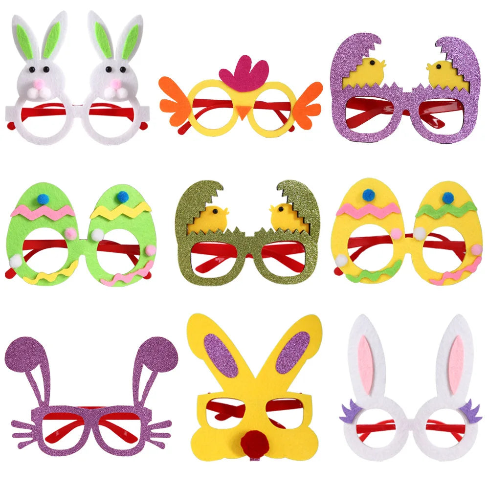 Easter Glasses for Kids – Whimsical Bunny & Eggshell Props for Fun Celebrations
