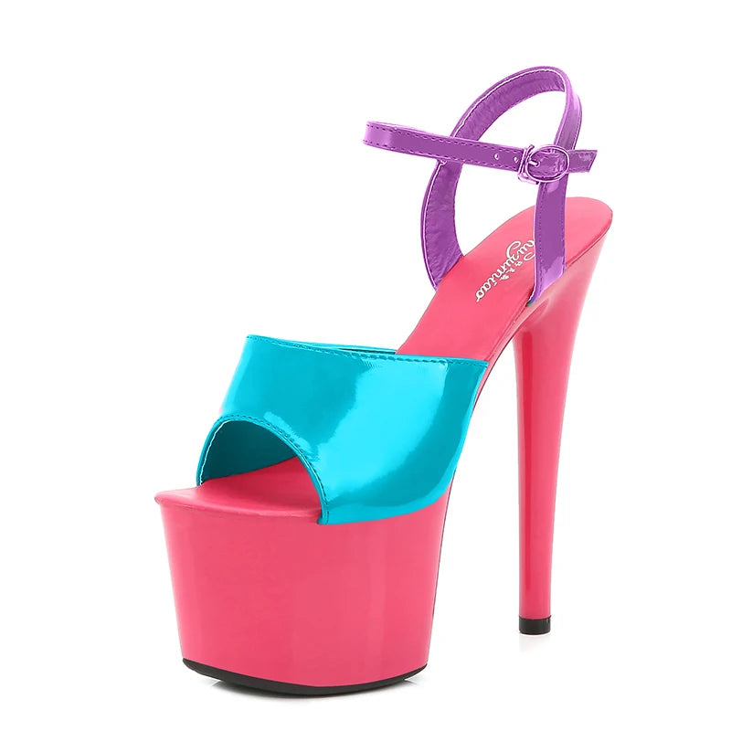 Elevate Your Style with Modern Platform High Heels – 6.7" Stiletto Sandals for Parties, Pole Dance & Summer Events (US 4–10.5)