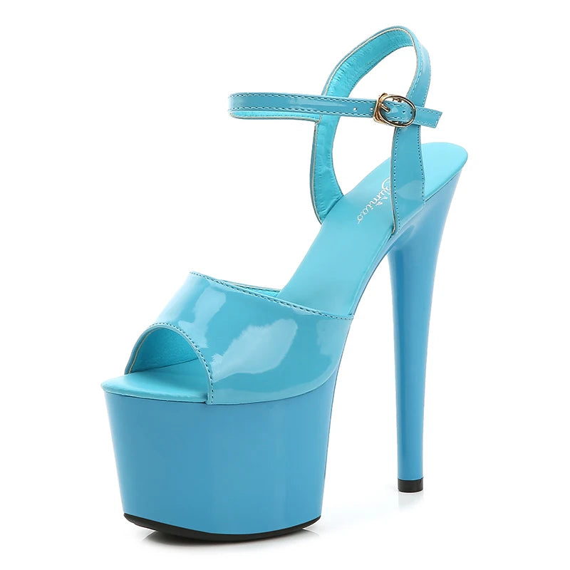 Elevate Your Style with Modern Platform High Heels – 6.7" Stiletto Sandals for Parties, Pole Dance & Summer Events (US 4–10.5)