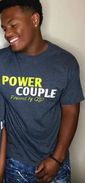 His and Hers POWER COUPLE Short Sleeve T Shirts - OLM Store