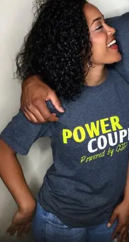 His and Hers POWER COUPLE Short Sleeve T Shirts - OLM Store