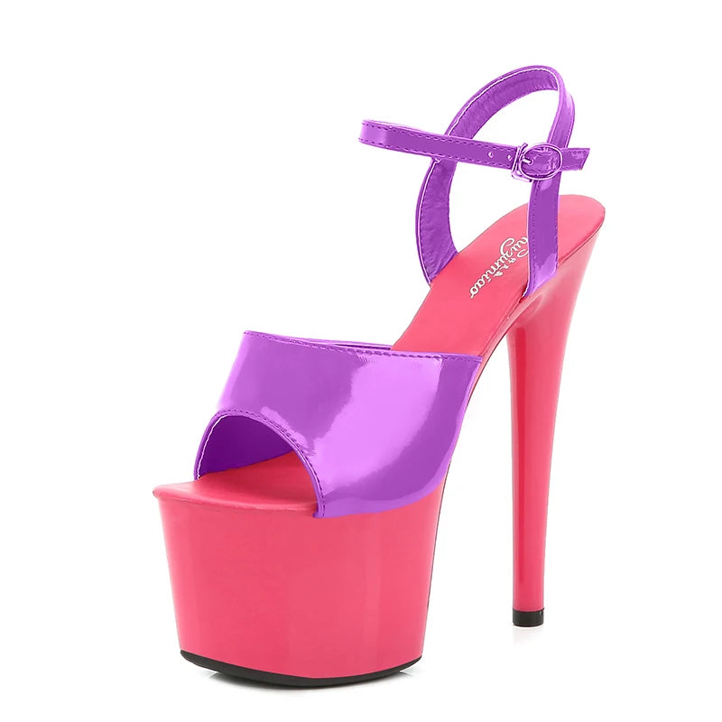 Elevate Your Style with Modern Platform High Heels – 6.7" Stiletto Sandals for Parties, Pole Dance & Summer Events (US 4–10.5)