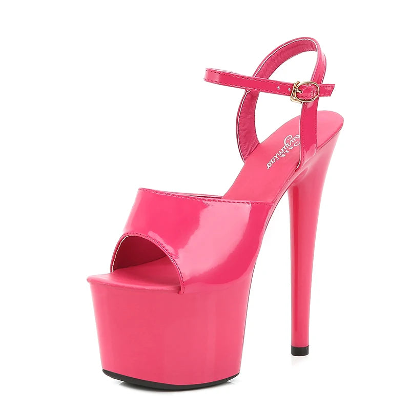 Elevate Your Style with Modern Platform High Heels – 6.7" Stiletto Sandals for Parties, Pole Dance & Summer Events (US 4–10.5)