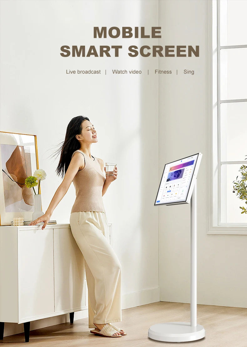 Experience Ultimate Flexibility with the 21.5 Inch Battery-Powered Smart TV