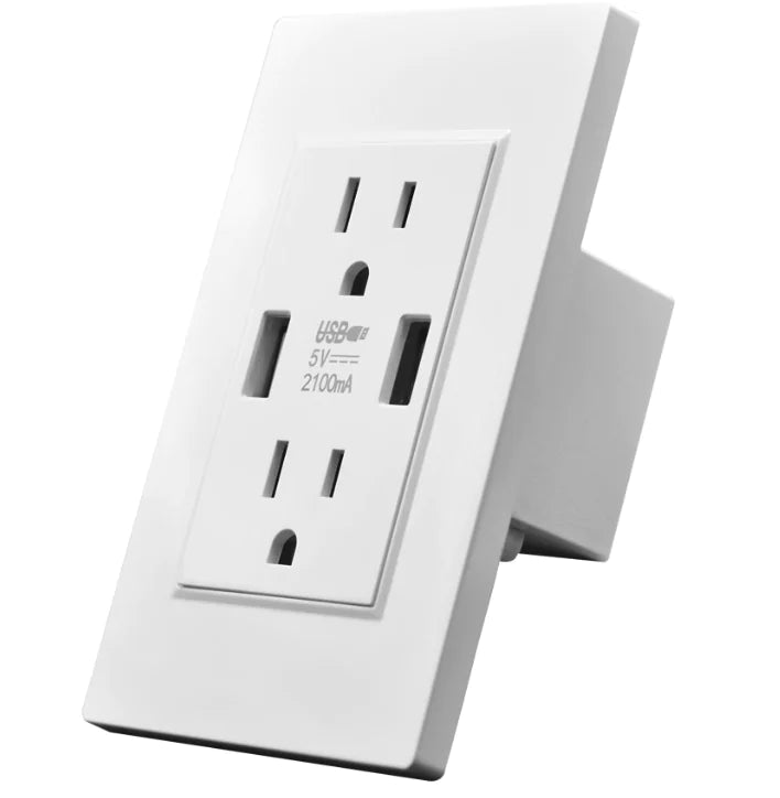 Dual USB Wall Outlet Charger - Upgrade Your Charging Experience