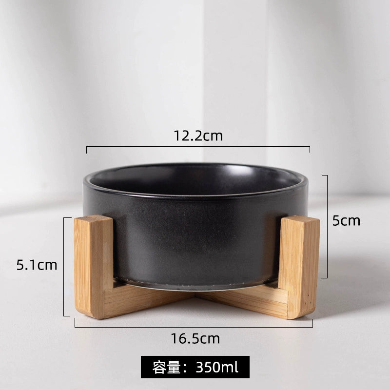 Black Cat Ceramic Pet Bowl - OLM Store