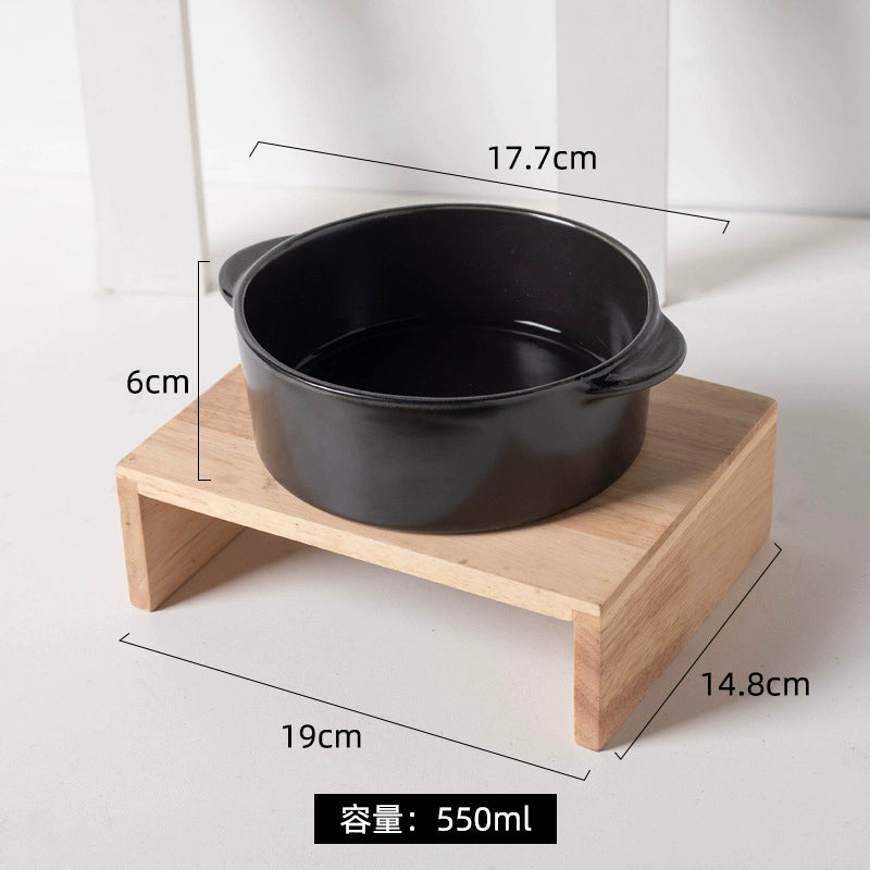 Black Cat Ceramic Pet Bowl - OLM Store