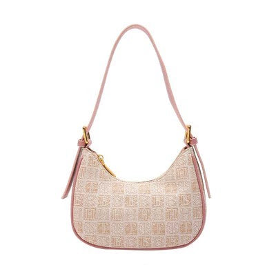 Leather Canvas Underarm Bag - OLM Store