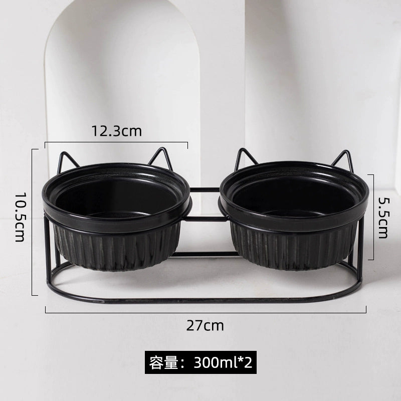 Black Cat Ceramic Pet Bowl - OLM Store
