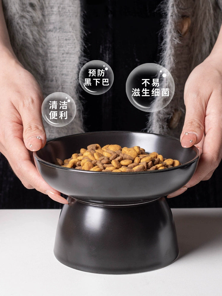 Black Cat Ceramic Pet Bowl - OLM Store