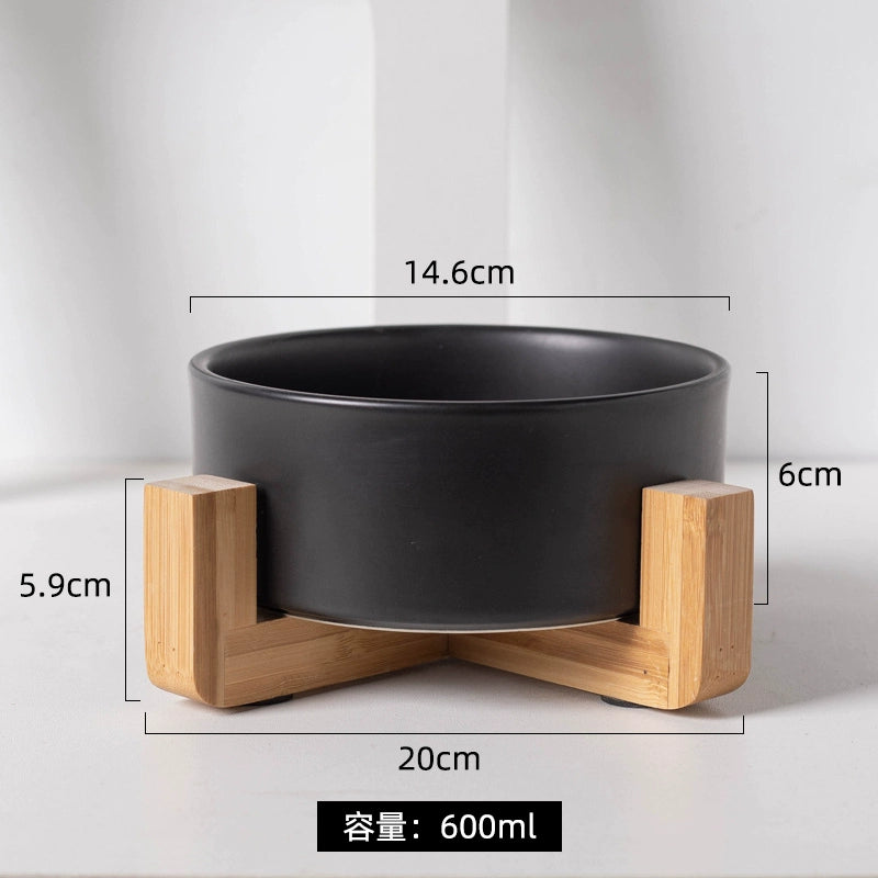 Black Cat Ceramic Pet Bowl - OLM Store