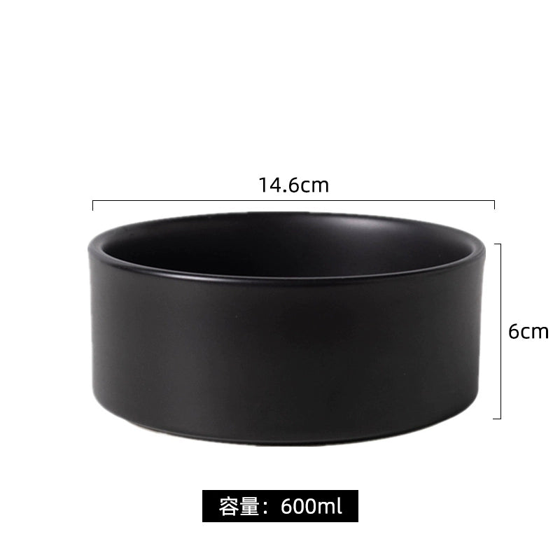 Black Cat Ceramic Pet Bowl - OLM Store
