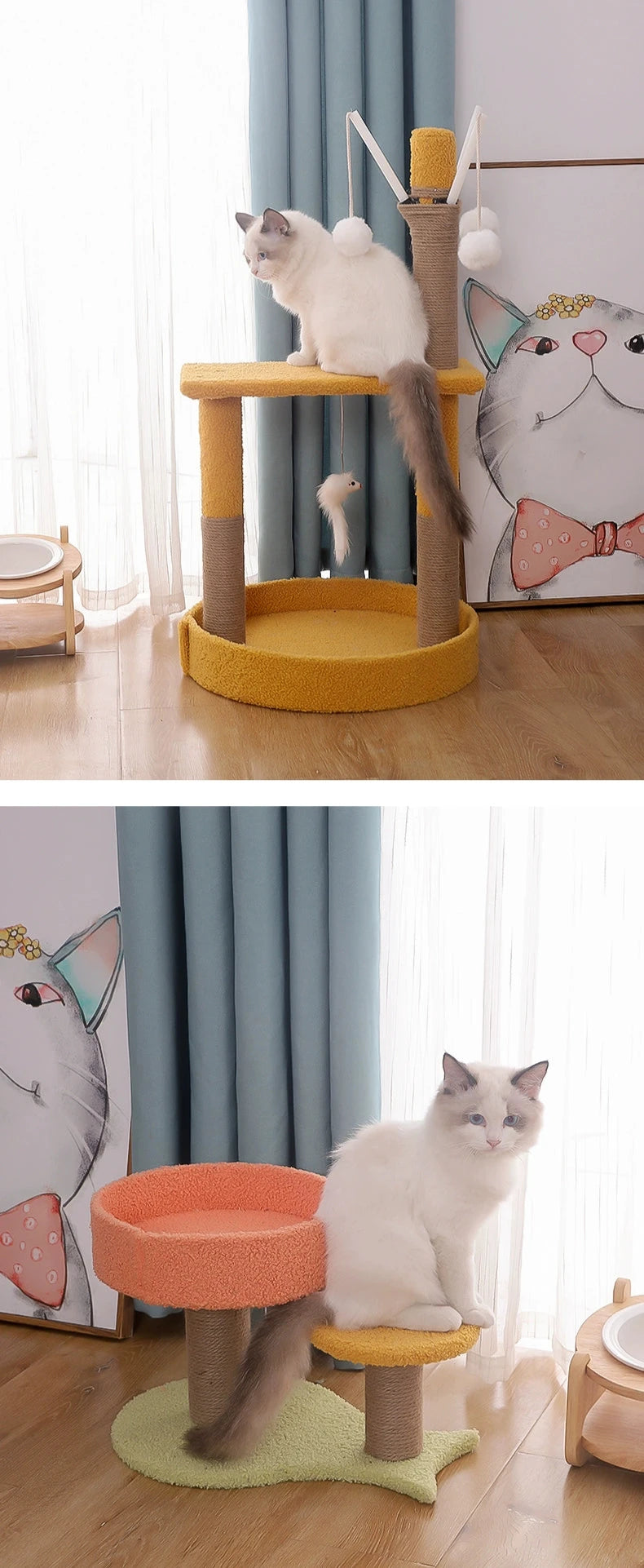 Ultimate Cat Tree Jumping Platform for Elevated Play and Comfort