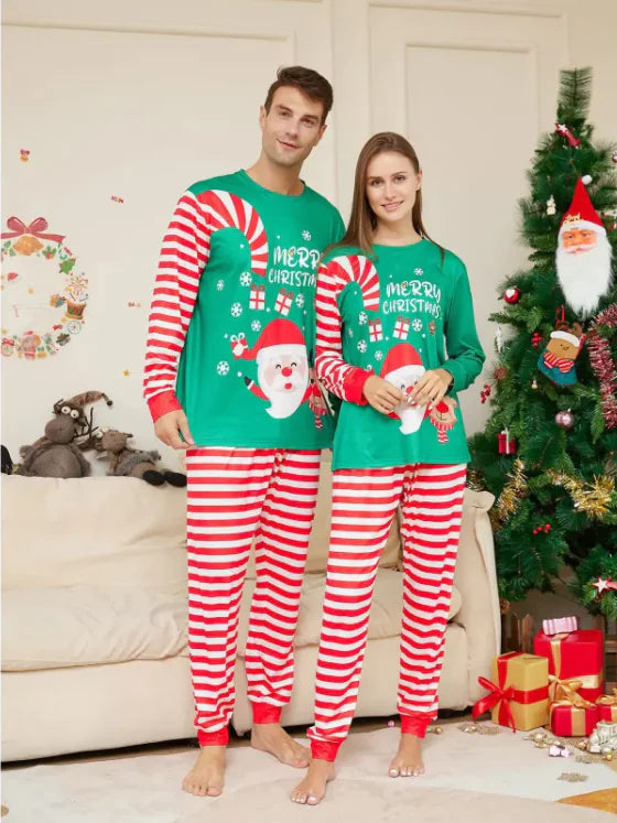Santa Family Sleepwear Set – Cozy Pajamas for Holiday Magic