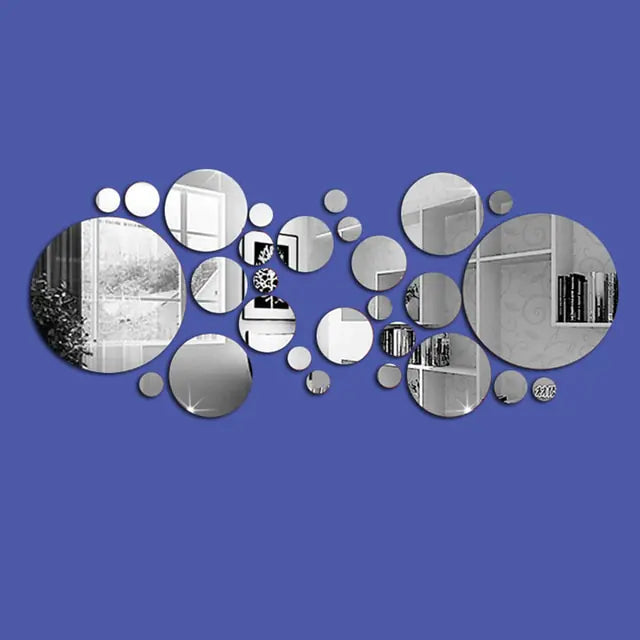 Elevate Your Home Decor with 3D Mirror Wall Stickers