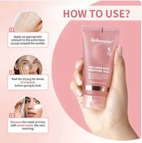 Revitalize Your Skin Overnight with the Lakerain Collagen Night Mask