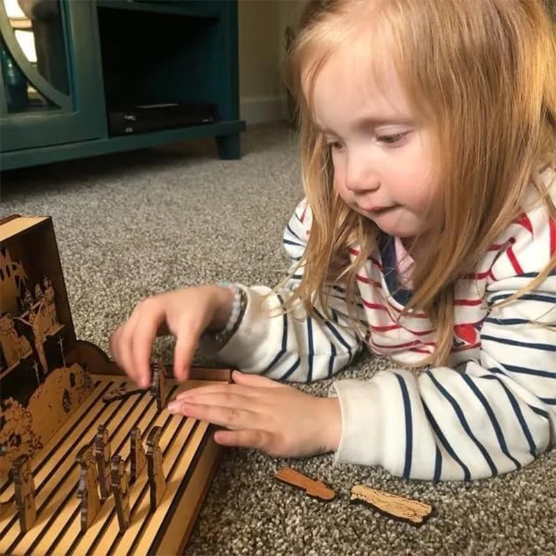 Easter Resurrection Wooden Book Set – A Heartfelt Tribute to the Holy Week