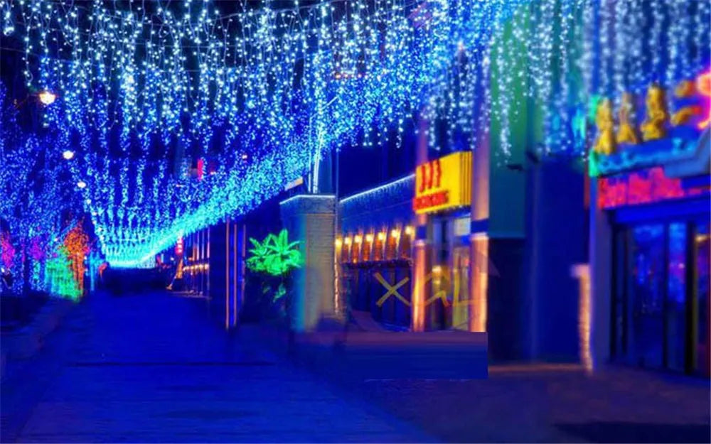 Transform Your Space with Our LED Waterfall Curtain String Lights