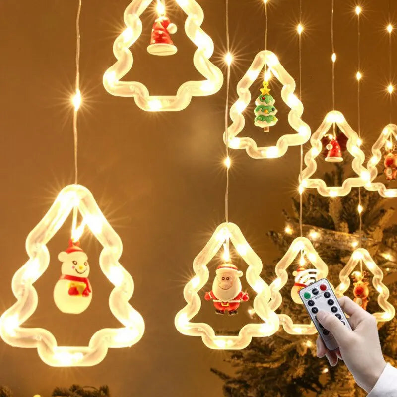 Illuminate Your Home with Enchanting Christmas Fairy Lights: Wish Ball LED Curtain Lights for the Holidays