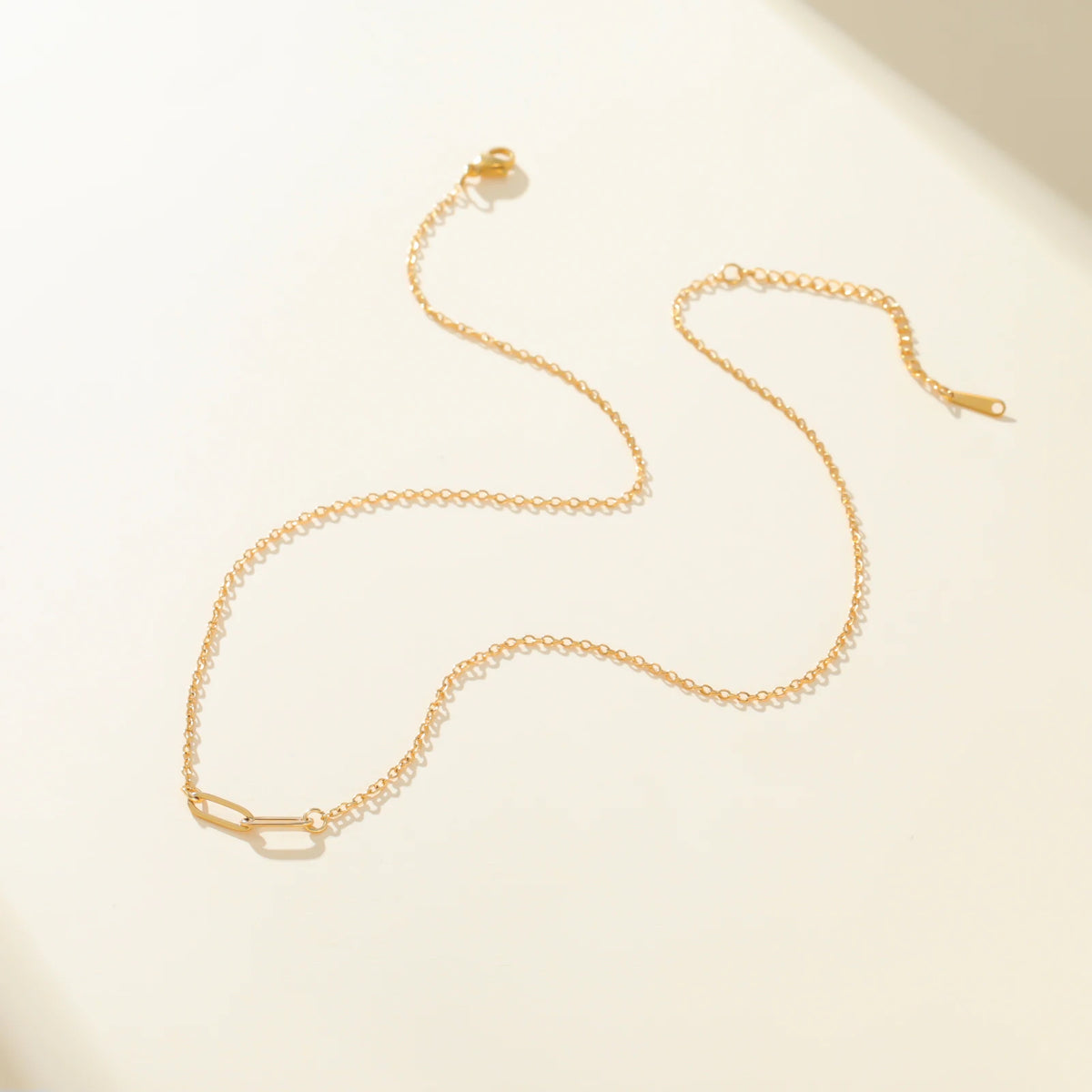 Elevate Your Style with the Paperclip Link Chain Necklace – Trendy Stainless Steel Choker for Women