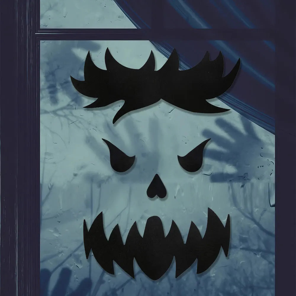 Transform Your Home with Festive Halloween Door and Window Stickers