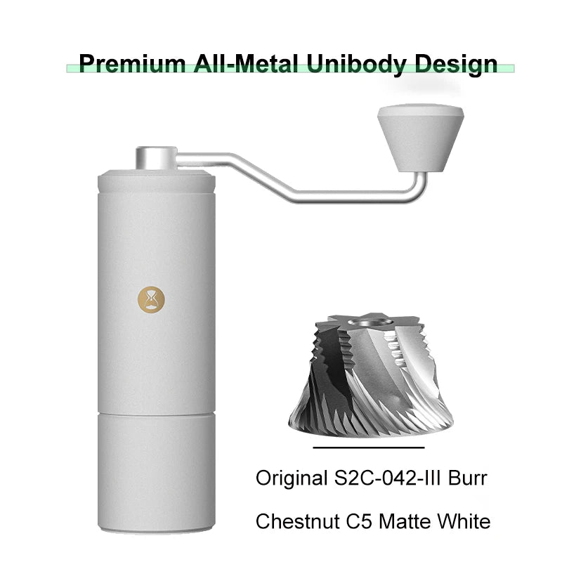 Experience Coffee Perfection with the TIMEMORE Chestnut C5 Manual Coffee Grinder