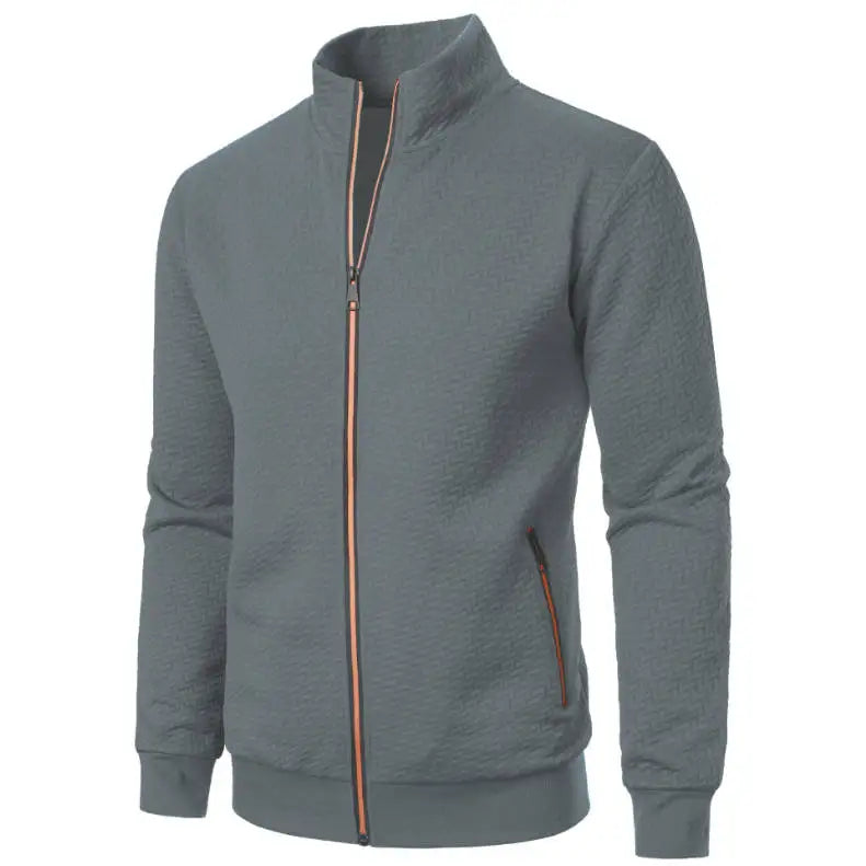 Elevate Your Style with Our Premium Men's Zipper Cardigan Jacket
