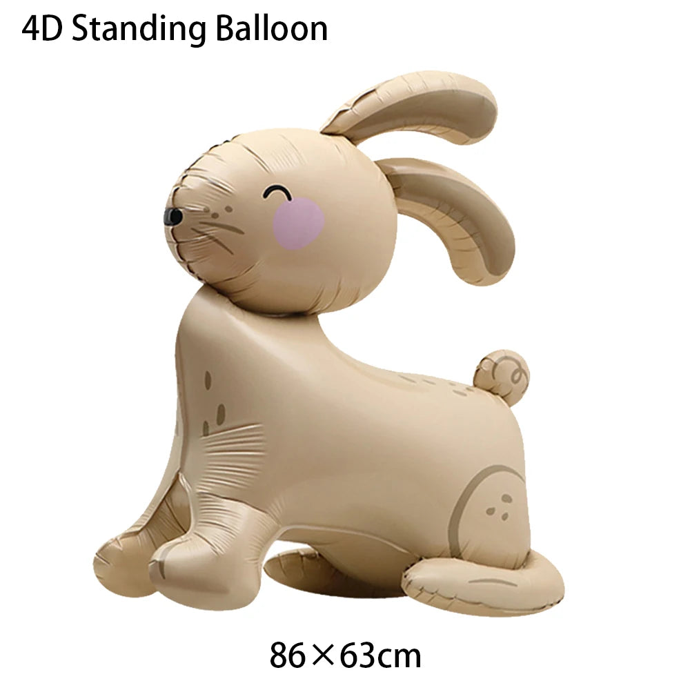 Easter Bunny Tableware Set – Adorable Disposable Plates, Cups & Napkins for Celebration Fun!
