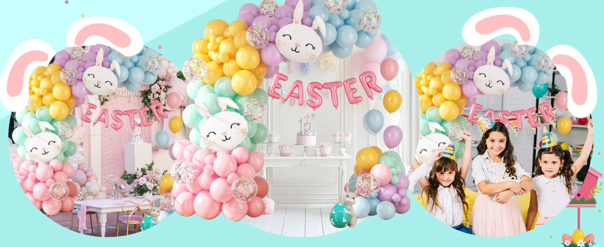 Easter Balloon Garland Kit β Create a Joyful Spring Celebration with Adorable Bunny & Pastel Balloons