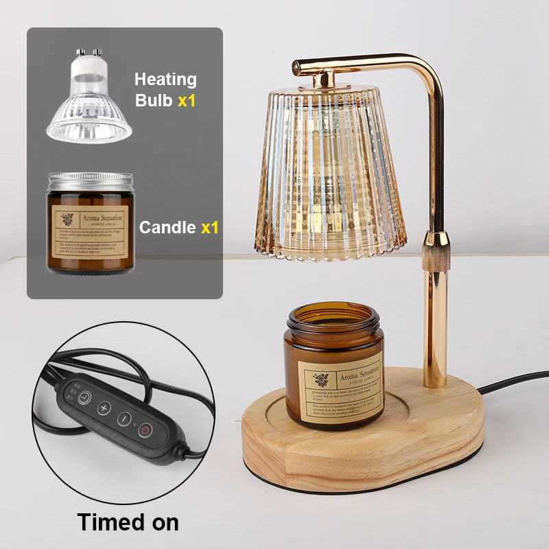 50W Dimmable Candle Warmer Lamp – Adjustable Light for a Cozy, Relaxing Home Atmosphere