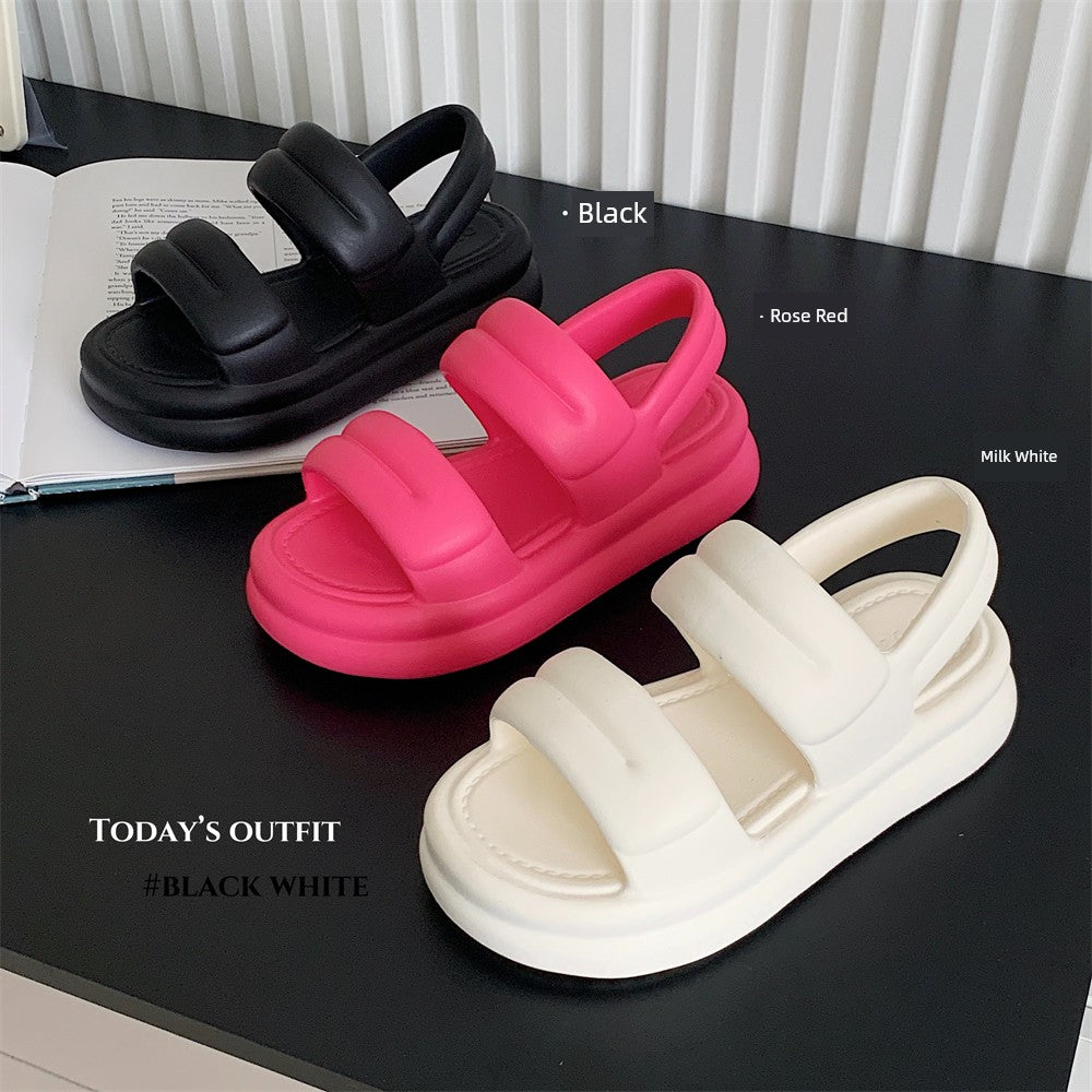 Thick Sole Women's Summer Slip-on Sandals - OLM Store